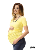 Bensini tehotenské tričko SONIA žlté