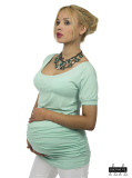 Bensini tehotenské tričko SONIA mentolové