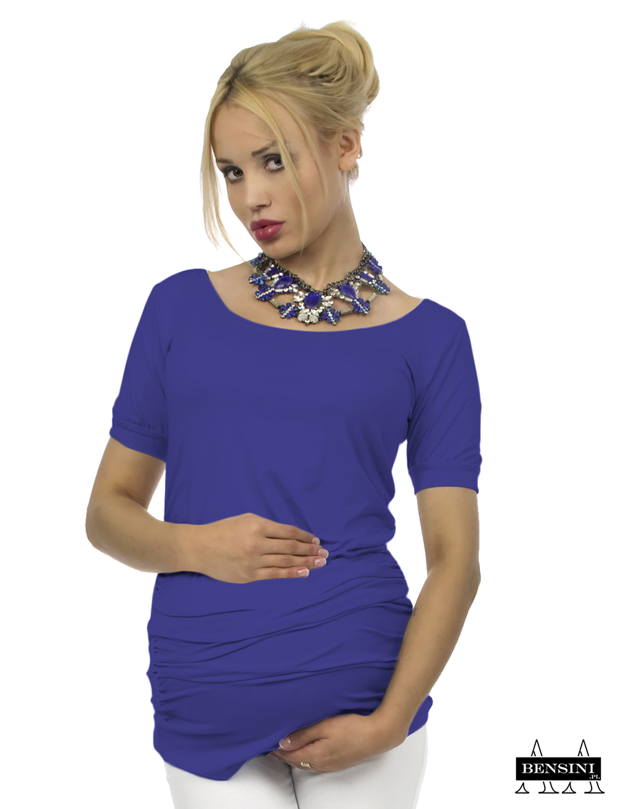 Bensini tehotenské tričko SONIA kráľovské modré