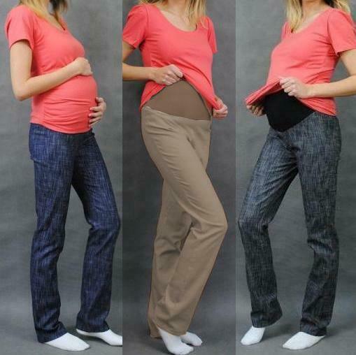 OASI Bavlnené tehotenské džínsy úzke